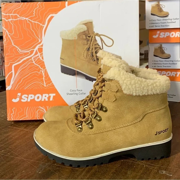 JSport Ladies' Bluestone Boot Tan size  11 - Picture 4 of 7